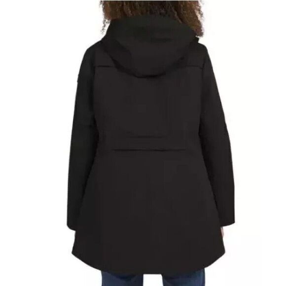 Lands' End Women's 3-in-1 Systems Jacket w/ Removeable Puffer Vest Black Size L - Picture 5 of 9